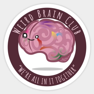 Weird Brain Club Sticker